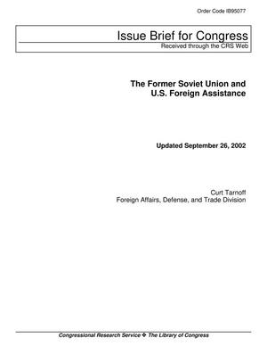 The Former Soviet Union and U.S. Foreign Assistance