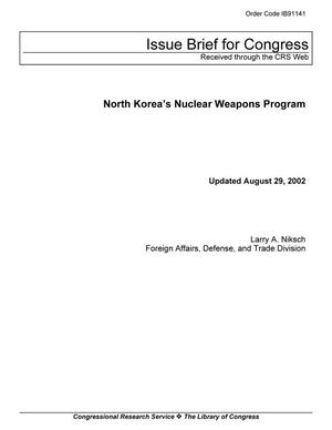 North Korea's Nuclear Weapons Program