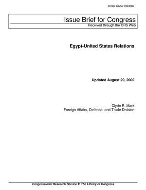 Egypt-United States Relations