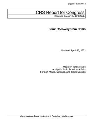 Peru: Recovery from Crisis
