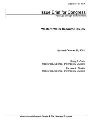 Western Water Resource Issues