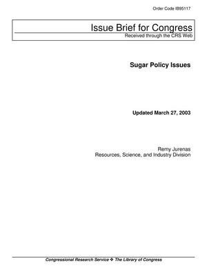 Sugar Policy Issues
