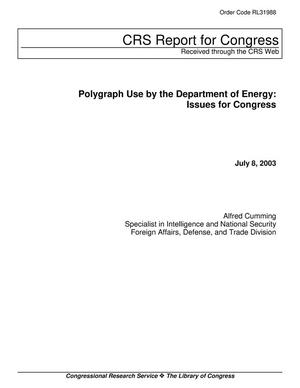 Polygraph Use by the Department of Energy: Issues for Congress