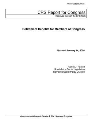 Retirement Benefits for Members of Congress