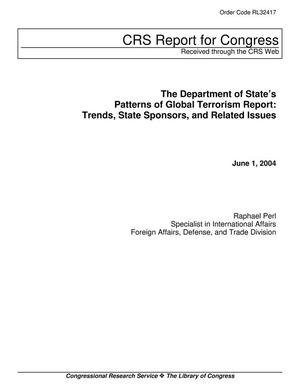 The Department of State's Patterns of Global Terrorism Report: Trends, State Sponsors, and Related Issues