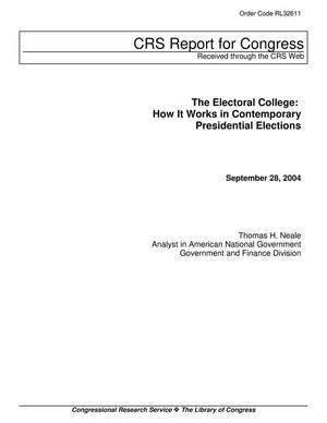 The Electoral College: How it Works in Contemporary Presidential Elections