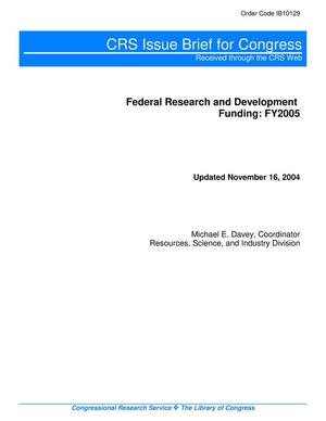Federal Research and Development Funding: FY2005