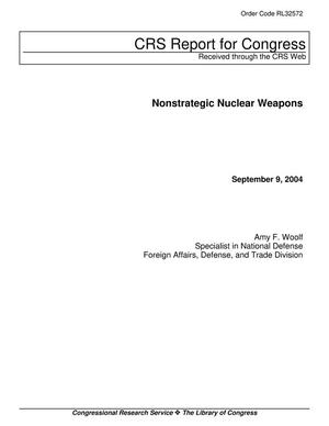 Nonstrategic Nuclear Weapons