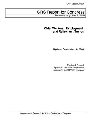 Older Workers: Employment and Retirement Trends