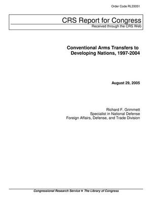 Conventional Arms Transfers to Developing Nations, 1997-2004