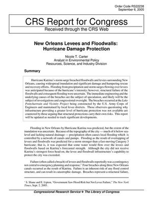 New Orleans Levees and Floodwalls: Hurricane Damage Protection