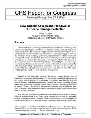 New Orleans Levees and Floodwalls: Hurricane Damage Protection
