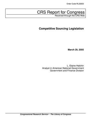 Competitive Sourcing Legislation