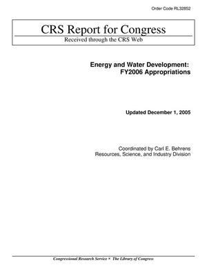 Primary view of object titled 'Energy and Water Development: FY2006 Appropriations'.