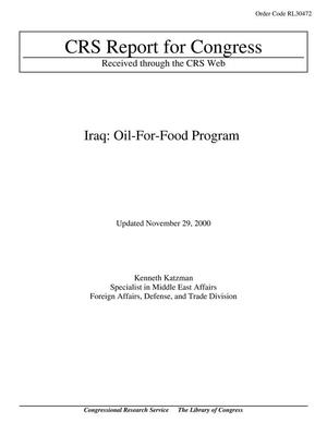 Iraq: Oil-for-Food Program