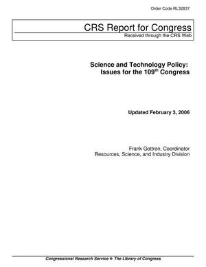 Science and Technology Policy: Issues for the 109th Congress