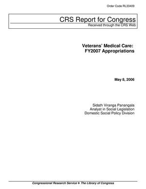 Veterans' Medical Care: FY2007 Appropriations