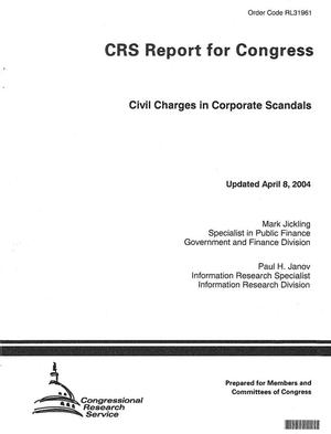 Civil Charges in Corporate Scandals