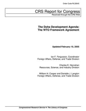 The Doha Development Agenda: The WTO Framework Agreement