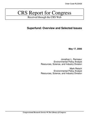 Superfund: Overview and Selected Issues