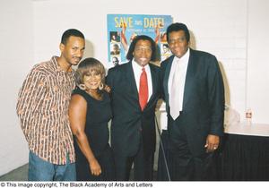 [Curtis King with Performers]