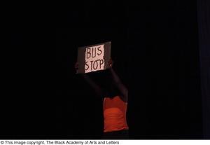 [Bus stop sign]
