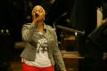 Photograph: [Chrisette Michele singing on stage]
