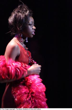 [Actress performs in Aretha: The Musical]