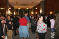 Photograph: [Guests waiting in foyer]