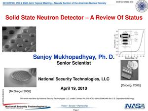 Solid State Neutron Detector - A Review of Status