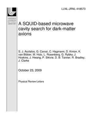 A SQUID-based microwave cavity search for dark-matter axions