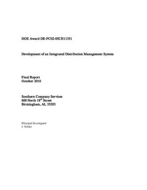 Development of an Integrated Distribution Management System