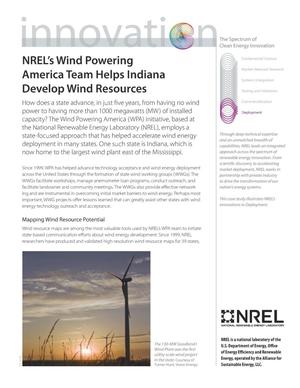NREL's Wind Powering America Team Helps Indiana Develop Wind Resources (Fact Sheet)
