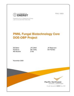 PNNL Fungal Biotechnology Core DOE-OBP Project