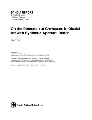 On the detection of crevasses in glacial ice with synthetic-aperture radar.