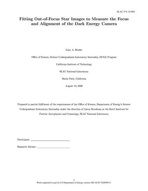 Dark Energy Camera for Blanco