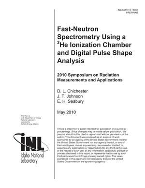 Fast-Neutron Spectrometry Using a 3He Ionization Chamber and Digital Pulse Shape Analysis