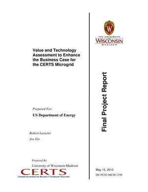 Value and Technology Assessment to Enhance the Business Case for the CERTS Microgrid