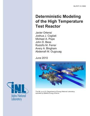 Deterministic Modeling of the High Temperature Test Reactor