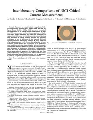 Interlaboratory Comparisons of NbTi Critical Current Measurements