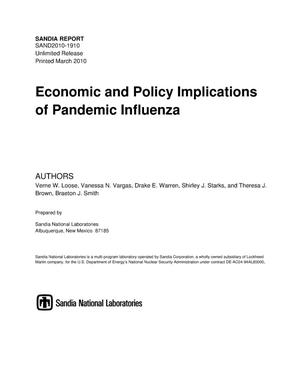 Economic and policy implications of pandemic influenza.
