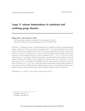 Large-N volume independence in conformal and confining gauge theories