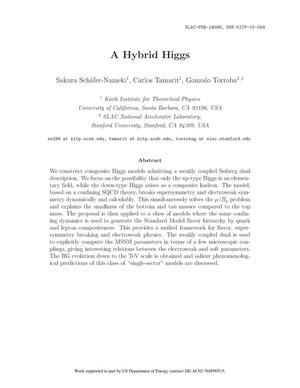 A Hybrid Higgs