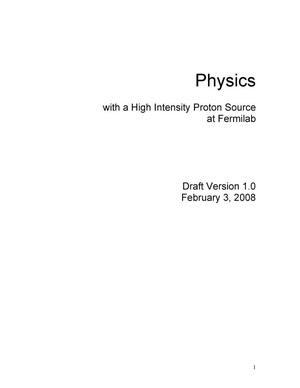 Physics with a High Intensity Proton Source at Fermilab: Project X Golden Book