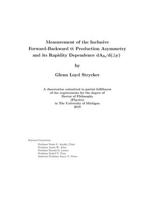 Measurement of the inclusive forward-backward t$\bar{t}$ production asymmetry and its rapidity dependence dA<sub>fb</sub>/d(Δy)