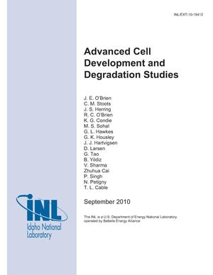 Advanced Cell Development and Degradation Studies
