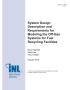 Report: System Design Description and Requirements for Modeling the Off-Gas S…