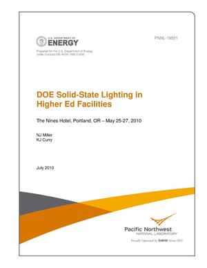 DOE Solid-State Lighting in Higher Ed Facilities