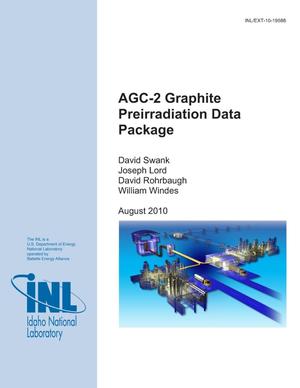 AGC-2 Graphite Pre-irradiation Data Package