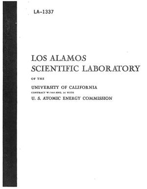 Gas Recombination System of the Los Alamos Homogeneous Reactor